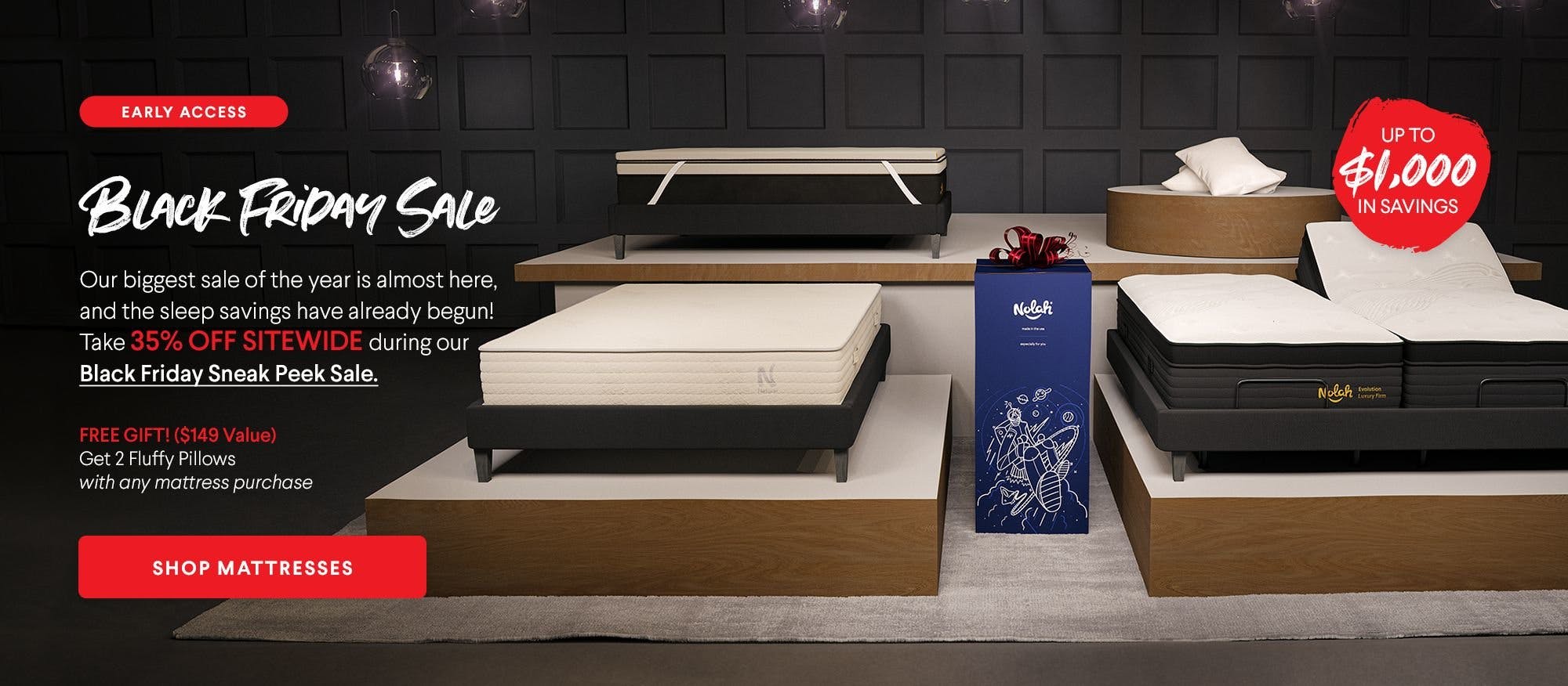 Shop the Nolah Black Friday 2023 Sale and Save up to 35% off on Reviewed-approved mattresses