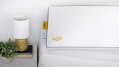 Nolah Cooling Foam pillow on bed