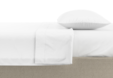 Nolah Bamboo sheet set with on bed